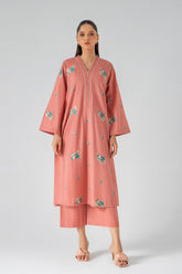 2-Pc Embroidered Shirt with Qlot Trouser SCNP-3-115